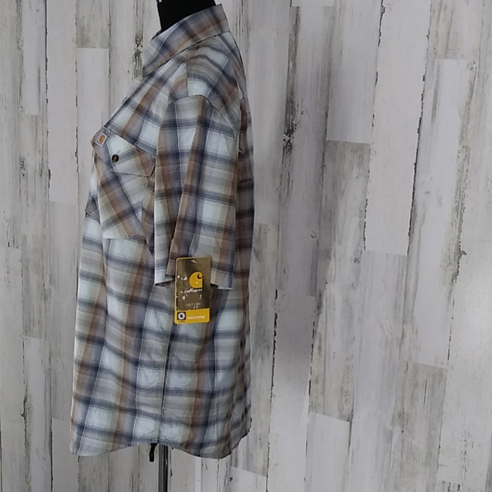 0520 Carhartt Short Sleeve Button Up - Picture 2 of 7